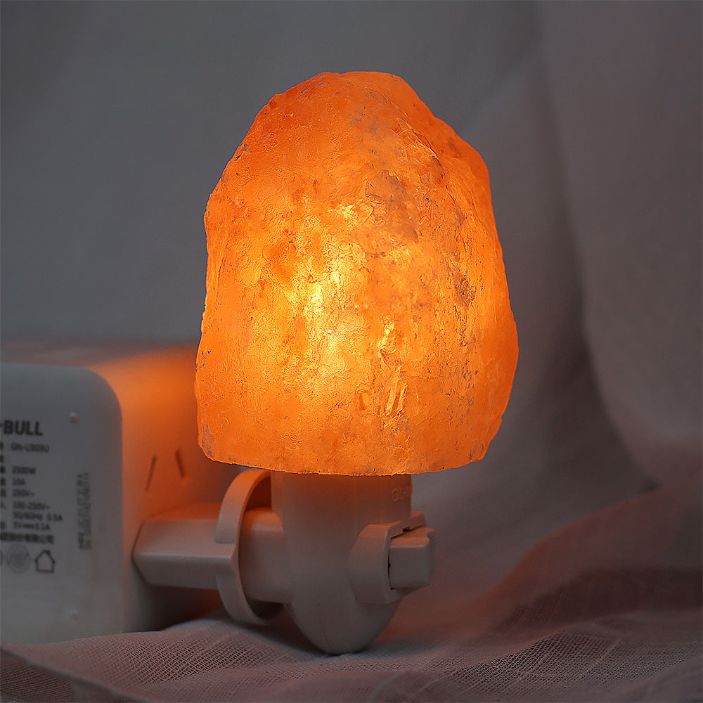 Himalayan Pink Salt Crystal Wall Lamp for Bedroom