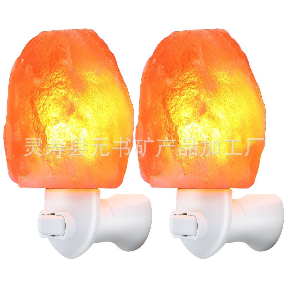 Himalayan Pink Salt Crystal Wall Lamp for Bedroom