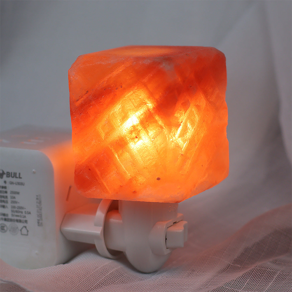 Himalayan Pink Salt Crystal Wall Lamp for Bedroom