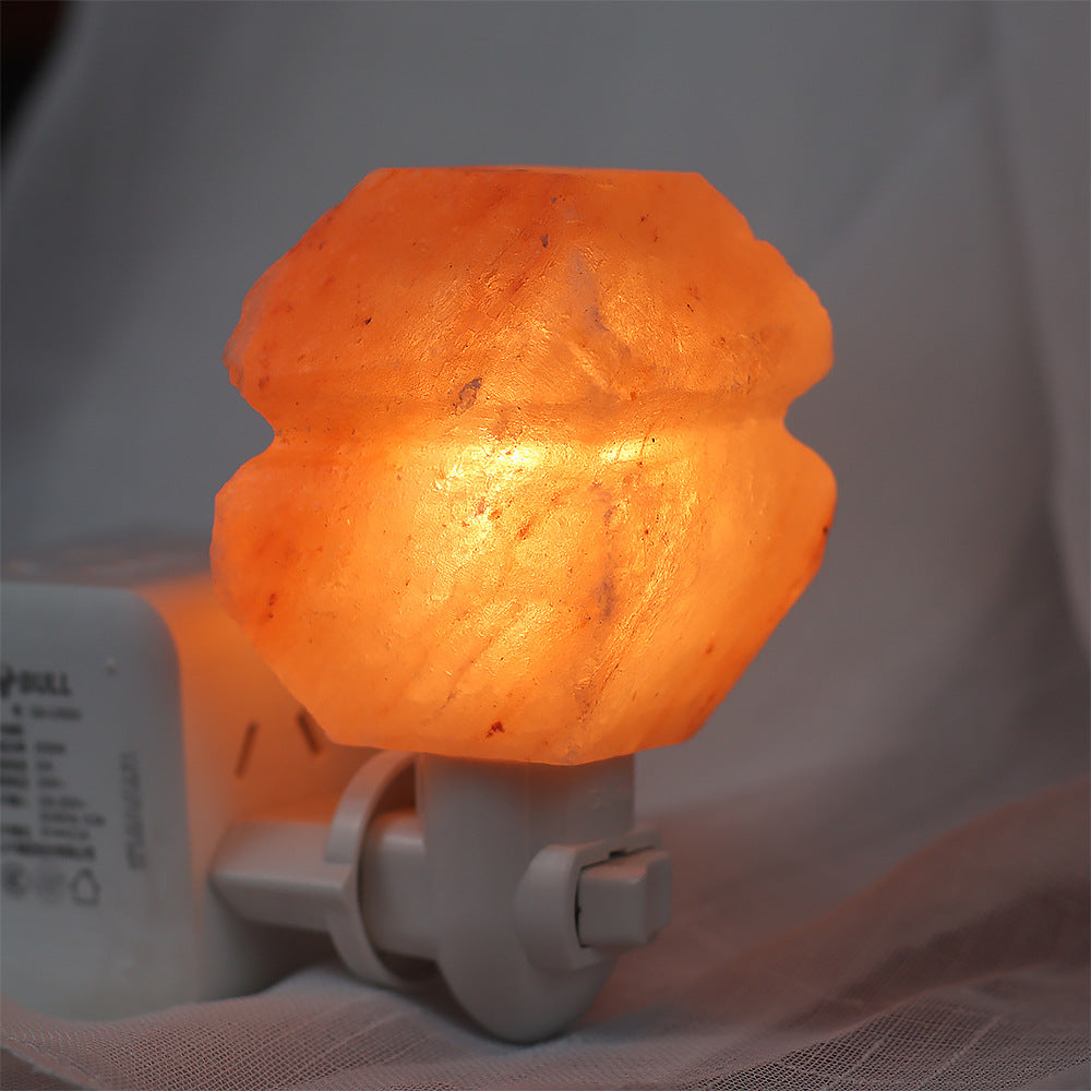 Himalayan Pink Salt Crystal Wall Lamp for Bedroom