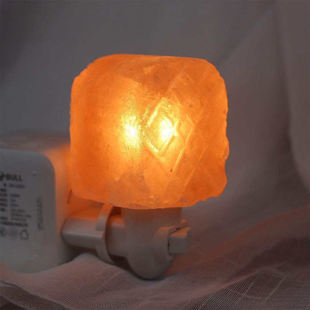 Himalayan Pink Salt Crystal Wall Lamp for Bedroom