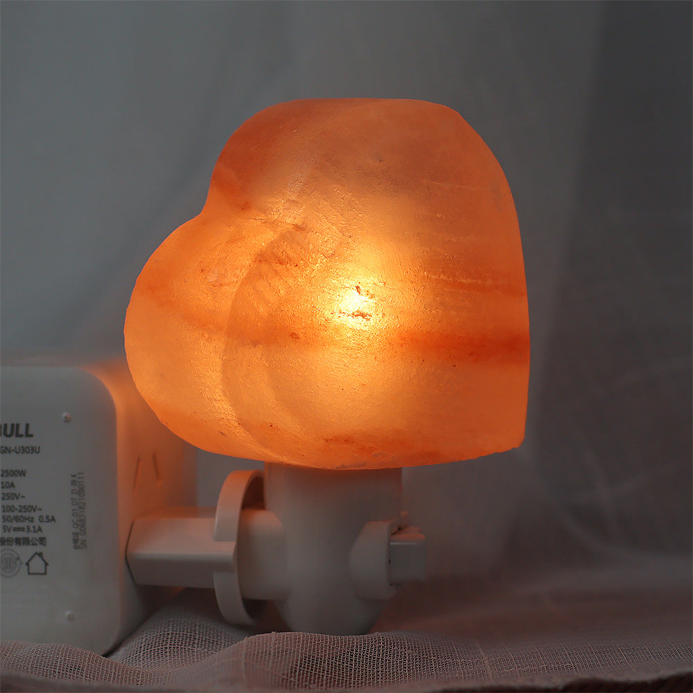 Himalayan Pink Salt Crystal Wall Lamp for Bedroom