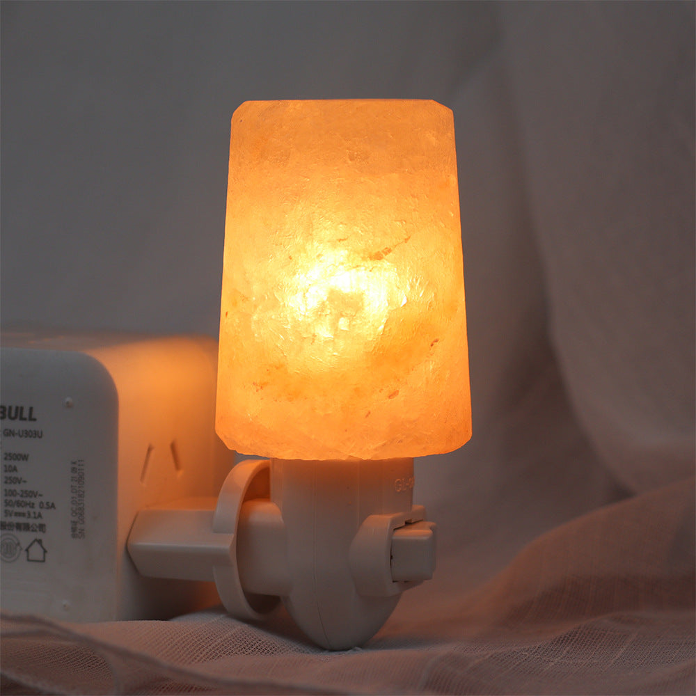 Himalayan Pink Salt Crystal Wall Lamp for Bedroom
