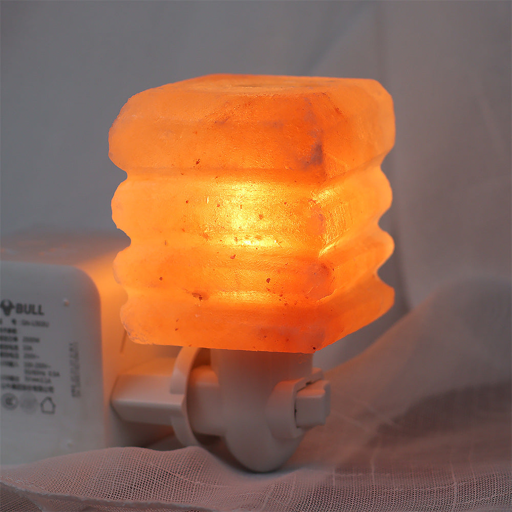 Himalayan Pink Salt Crystal Wall Lamp for Bedroom