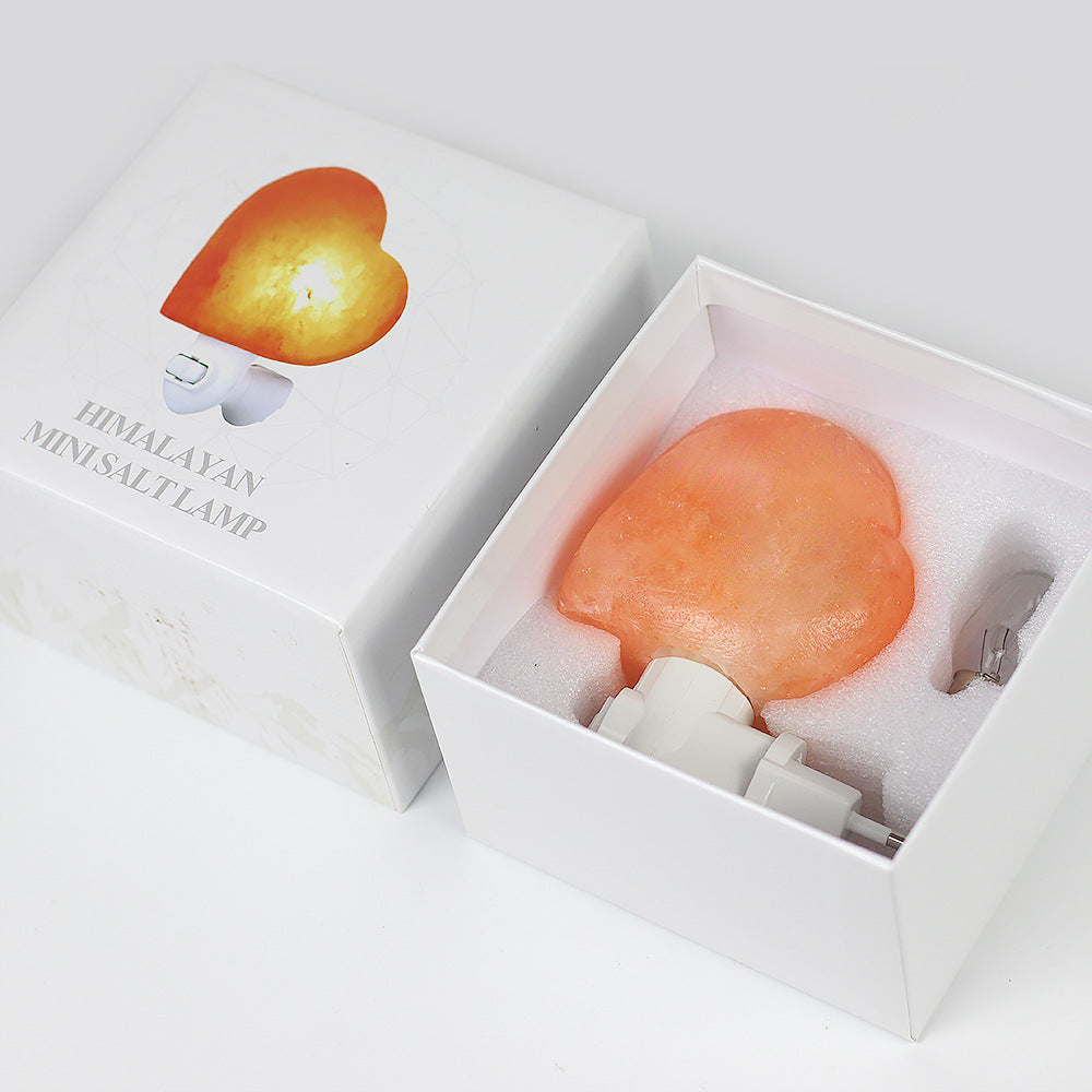 Himalayan Pink Salt Crystal Wall Lamp for Bedroom