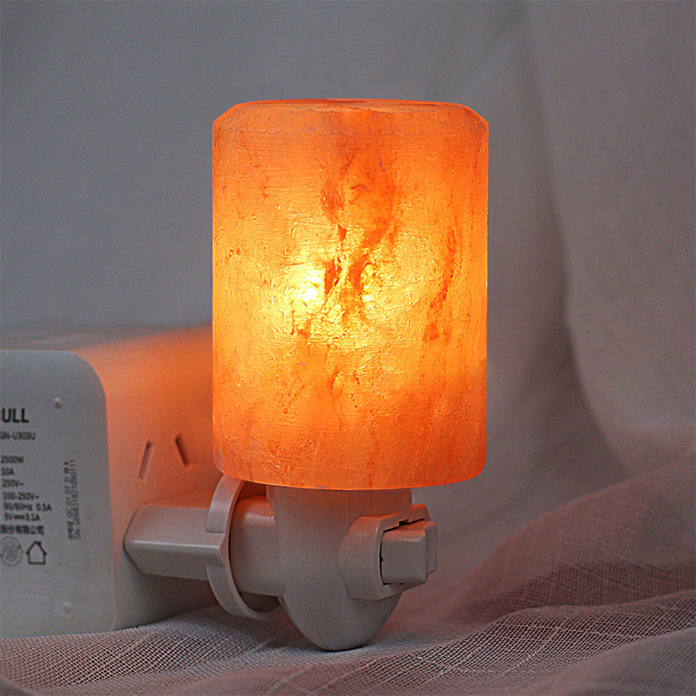 Himalayan Pink Salt Crystal Wall Lamp for Bedroom