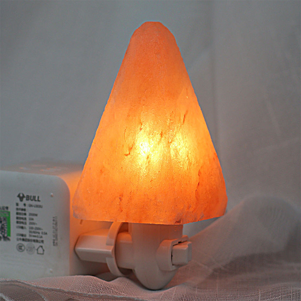 Himalayan Pink Salt Crystal Wall Lamp for Bedroom