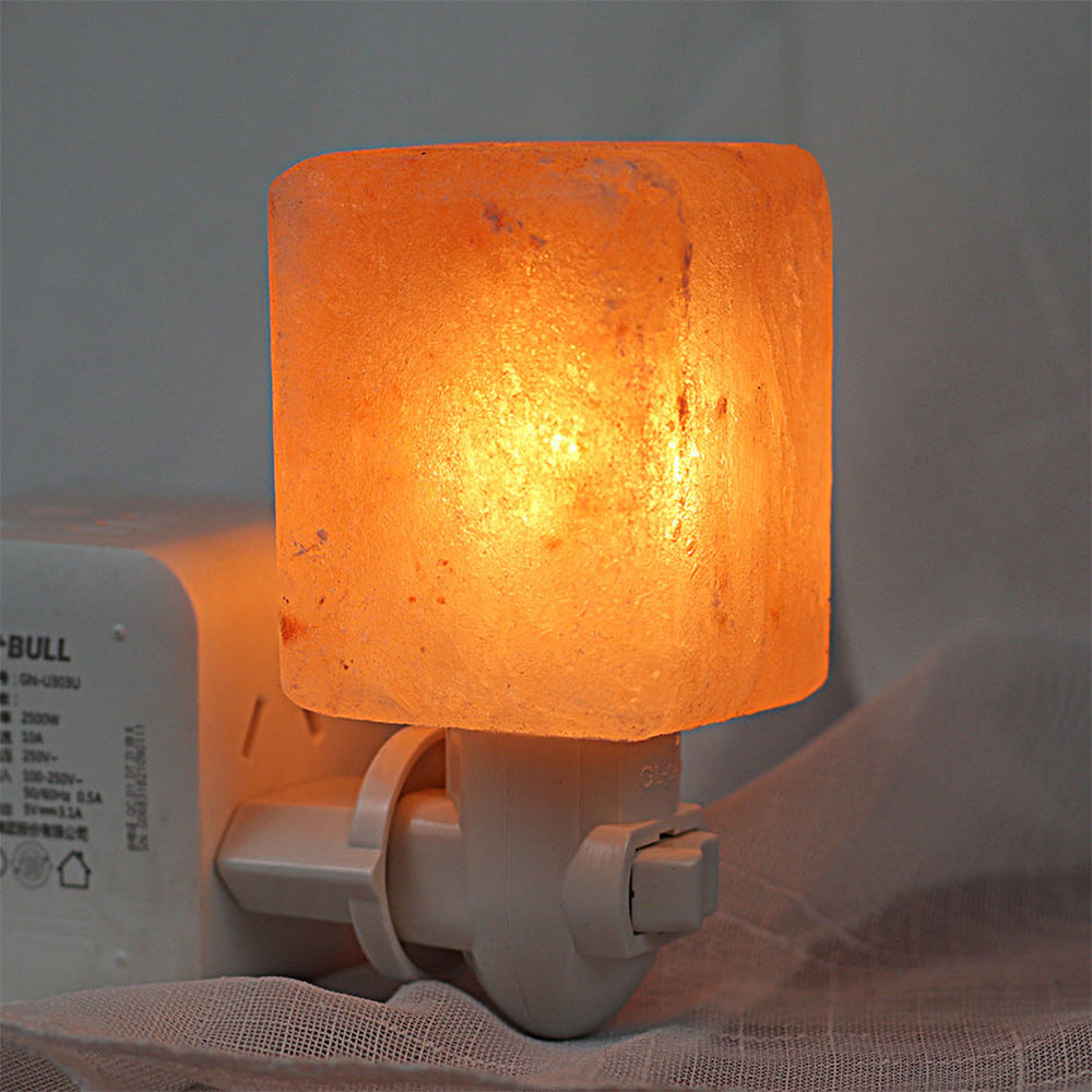 Himalayan Pink Salt Crystal Wall Lamp for Bedroom